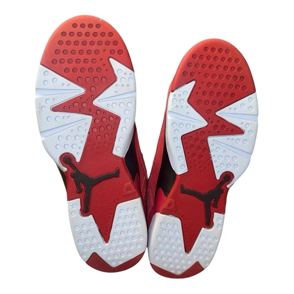 Nike Air Jordan Jumpman MVP Boys Size 3Y Red Black Basketball Shoes Sneakers